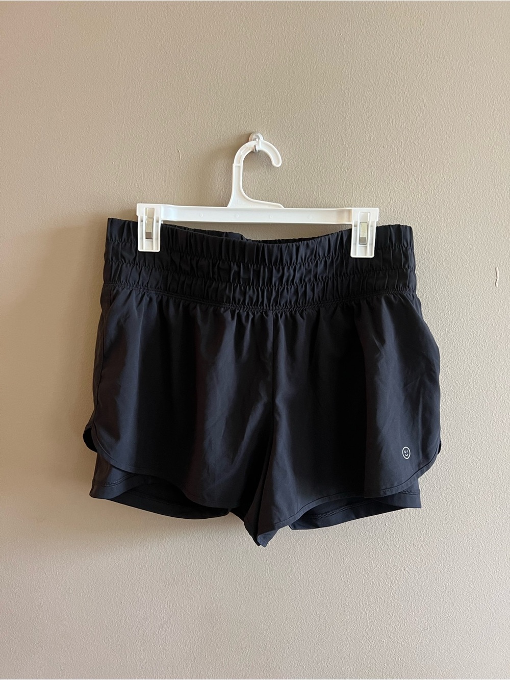 Gilly Hicks Black Athletic Running Shorts Hollister Spandex Lined